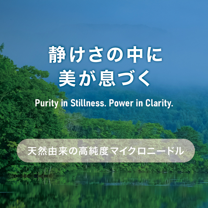 �Â����̒��ɁA�������Â��BPurity in Stillness. Power in Clarity �V�R�R���̍����x�}�C�N���j�[�h��